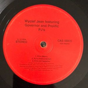 ***Free*** Wyclef Jean PJ's Vinyl Lp 2002
